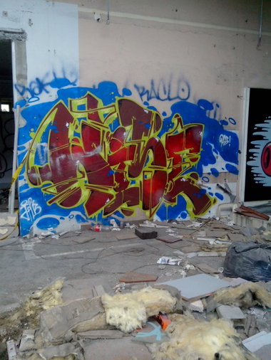 Graffiti Wall - Photo by strasbourgraffiti - Wise, jpps, strasbourg (2013)