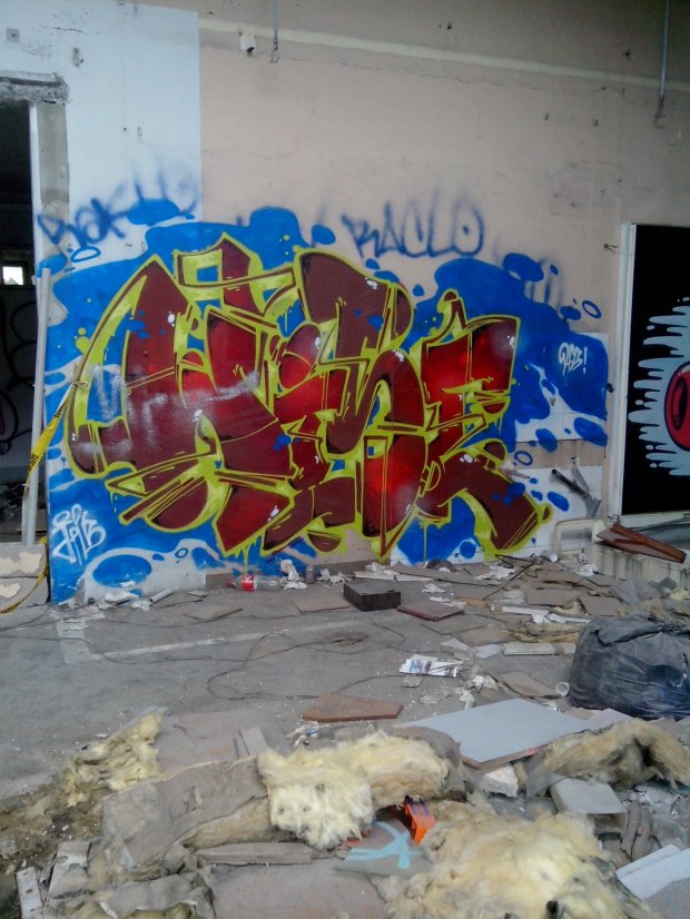 Graffiti Wall - Photo by strasbourgraffiti - Wise, jpps, strasbourg (2013)