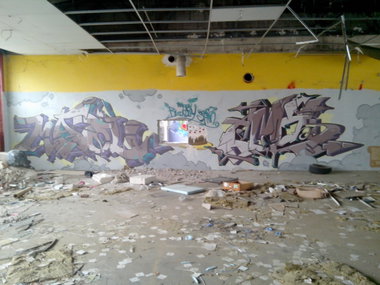 Graffiti Wall in Schiltigheim - Photo by strasbourgraffiti - Maou, Amos (2013)