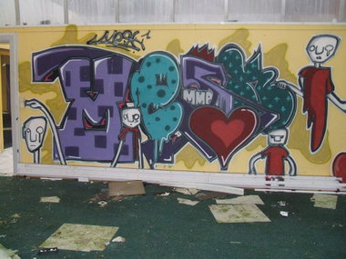 Graffiti Wall in Schiltigheim - Photo by strasbourgraffiti - Mesk1, mma, graffiti (2013)