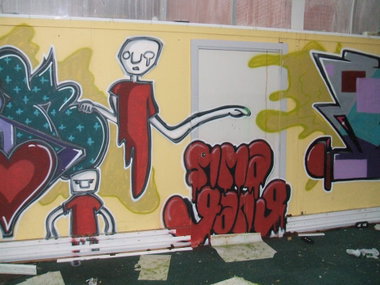 Graffiti Wall in Schiltigheim - Photo by strasbourgraffiti - MMA, GANG, Strasbourg (2013)
