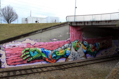 Graffiti Wall - Photo by strasbourgraffiti - Rensone, france, strasbourg (2012)