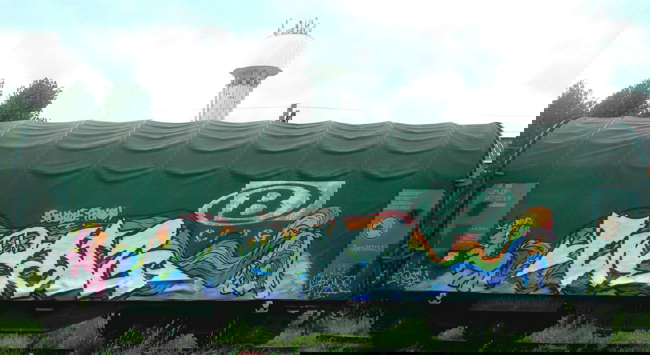 Graffiti Train - Photo by strasbourgraffiti - Double, Poney, weng