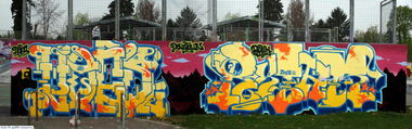 Graffiti Wall in Strasbourg - Photo by strasbourgraffiti - Hoes, Rythm, strasbourg