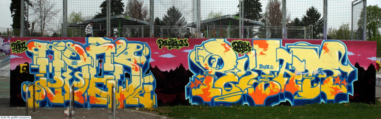 Graffiti Wall in Strasbourg - Photo by strasbourgraffiti - Hoes, Rythm, strasbourg