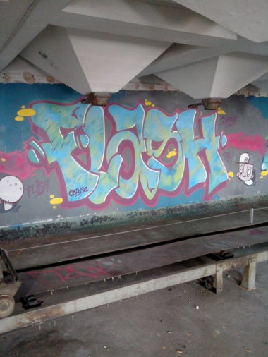 Graffiti Wall - Photo by strasbourgraffiti - Flash, strasbourg, france (2014)