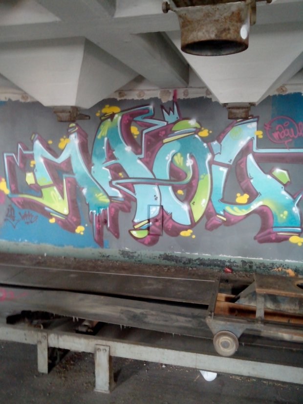 Graffiti Wall in Schiltigheim - Photo by strasbourgraffiti - Maou, strasbourg, graffiti (2014)