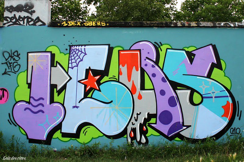 Graffiti Wall - Photo by strasbourgraffiti - Helas, strasbourg, france