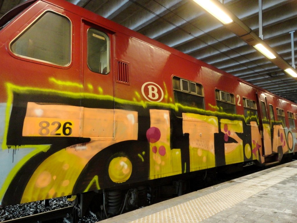 Graffiti Train - Photo by strasbourgraffiti - 7, NA, LTS
