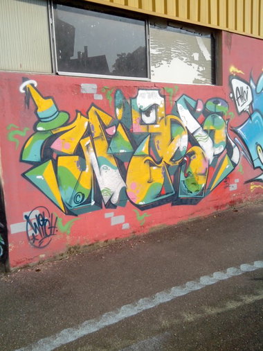 Graffiti Wall in Schiltigheim - Photo by strasbourgraffiti - witsh, strasbourg, tbl (2014)