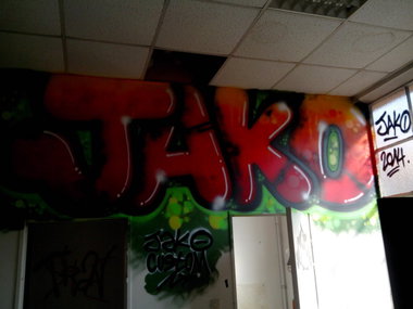 Graffiti Wall in Schiltigheim - Photo by strasbourgraffiti - Jako, strasbourg, graffiti (2014)