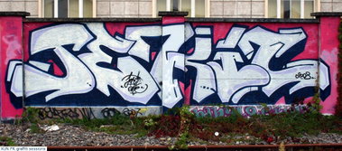 Graffiti Wall - Photo by strasbourgraffiti - Jekil, strasbourg, graffiti (2008)