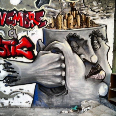 Graffiti Wall in Schiltigheim - Photo by strasbourgraffiti - qmrk, mma, strasbourg (2013)