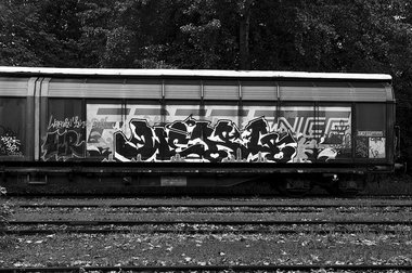 Graffiti Train - Photo by strasbourgraffiti - weng, train, fret