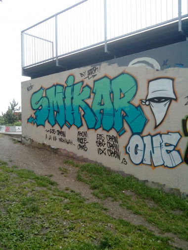 Graffiti Wall in Strasbourg - Photo by strasbourgraffiti - aser, smikar, eos (2014)