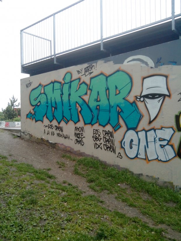 Graffiti Wall in Strasbourg - Photo by strasbourgraffiti - aser, smikar, eos (2014)