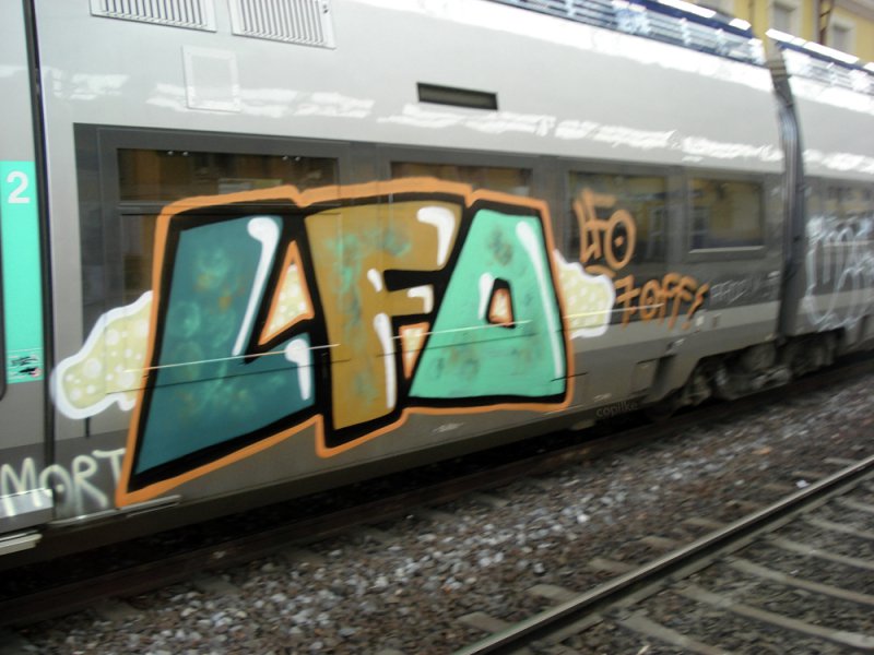 Graffiti Train - Photo by strasbourgraffiti - LFO, strasbourg, trains