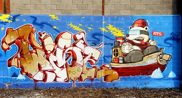 Graffiti Wall - Photo by strasbourgraffiti - Wise, stom500, strasbourg