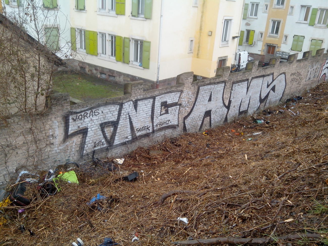 Graffiti Bombing - Photo by strasbourgraffiti