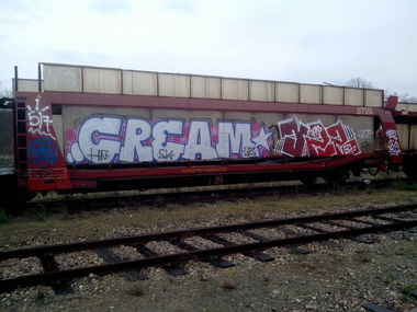 Graffiti Train - Photo by strasbourgraffiti