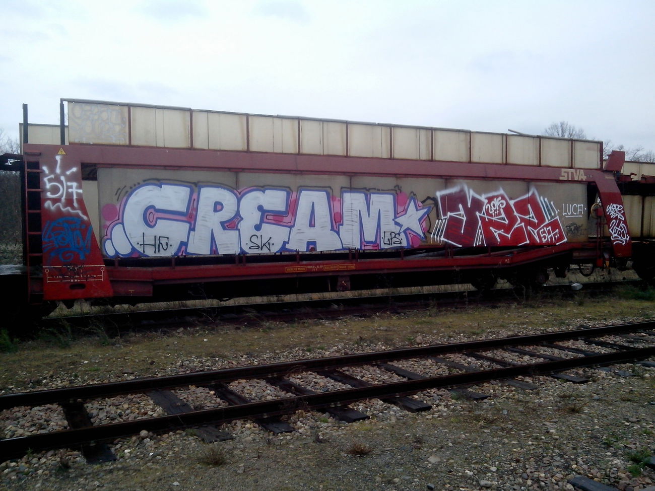Graffiti Train - Photo by strasbourgraffiti