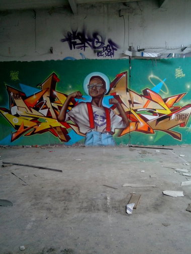 Graffiti Wall in Schiltigheim - Photo by strasbourgraffiti - pisko, strasbourg, france (2014)