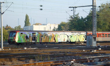 Graffiti Train - Photo by strasbourgraffiti - wholecar (2003)