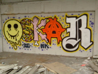 Graffiti Wall - Photo by strasbourgraffiti - Oskar, strasbourg (2013)