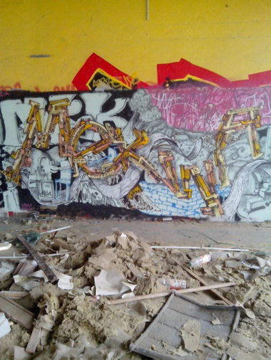 Graffiti Wall in Schiltigheim - Photo by strasbourgraffiti - mekwa, strasbourg (2014)