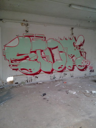 Graffiti Wall in Schiltigheim - Photo by strasbourgraffiti - strasbourg, stom500, graffiti (2014)