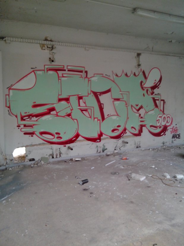 Graffiti Wall in Schiltigheim - Photo by strasbourgraffiti - strasbourg, stom500, graffiti (2014)