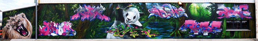Graffiti Wall - Photo by strasbourgraffiti - panda, jpp's, strasbourg