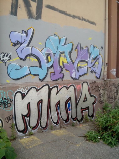 Graffiti Wall in Schiltigheim - Photo by strasbourgraffiti - jones, mma, strasbourg (2014)
