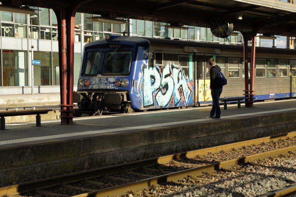 Graffiti Train - Photo by strasbourgraffiti - psk, trains, bombing