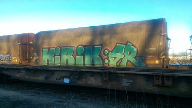 Graffiti Train - Photo by strasbourgraffiti