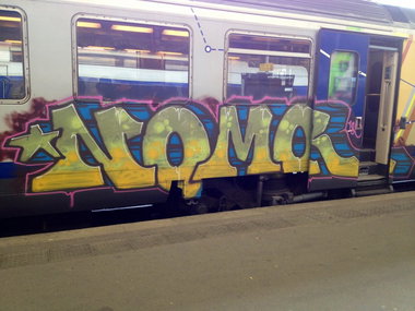 Graffiti Train - Photo by strasbourgraffiti - Nomor, trains, strasbourg