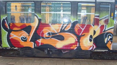Graffiti Train - Photo by strasbourgraffiti - asor, trains, strasbourg