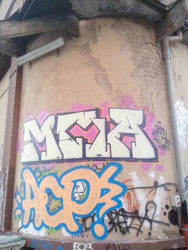 Graffiti Wall in Schiltigheim - Photo by strasbourgraffiti - mma, acp, strasbourg (2014)