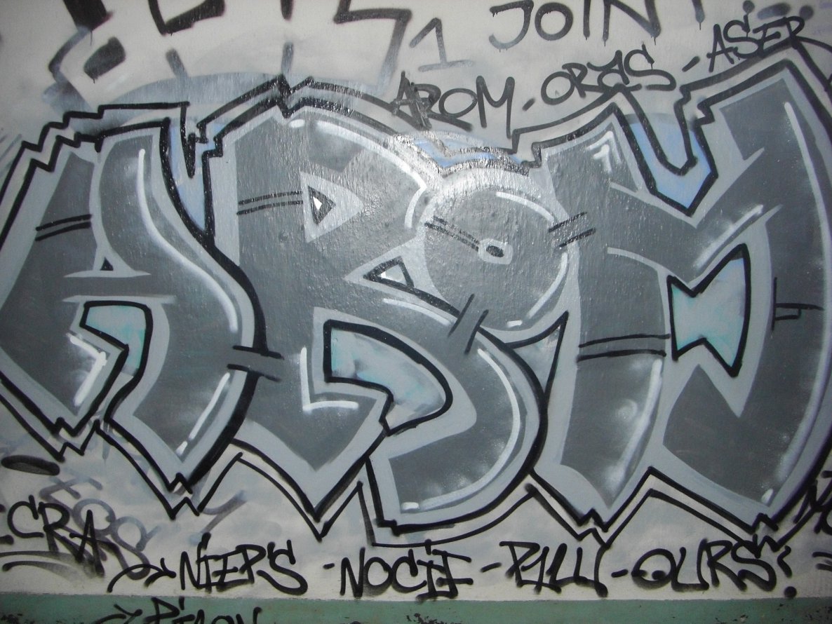 Graffiti Bombing in Schiltigheim - Photo by strasbourgraffiti - arom, eos, sbg (2014)