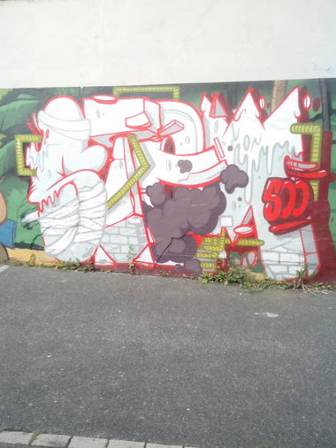 Graffiti Wall in Strasbourg - Photo by strasbourgraffiti - Stom500, jpp's, strasbourg (2013)