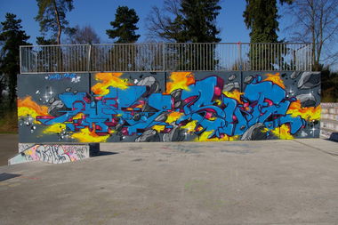 Graffiti Wall in Strasbourg - Photo by strasbourgraffiti - Jupe, Sufe, ds