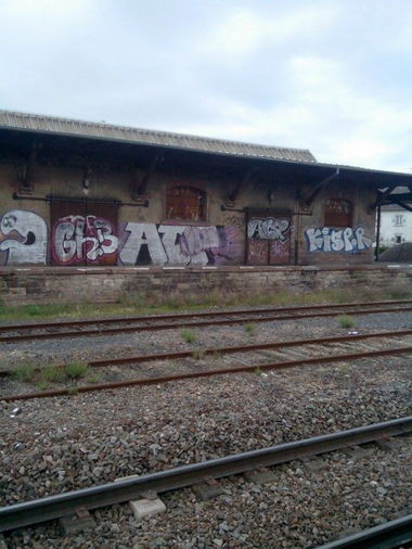 Graffiti Bombing in Schiltigheim - Photo by strasbourgraffiti - acp, ghb, kisper