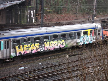 Graffiti Train - Photo by strasbourgraffiti - heisenberg, breaking, bad