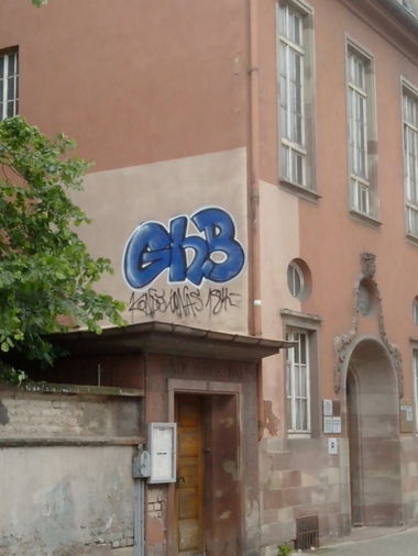 Graffiti Bombing in Strasbourg - Photo by strasbourgraffiti - GHB, crew, tenas (2014)