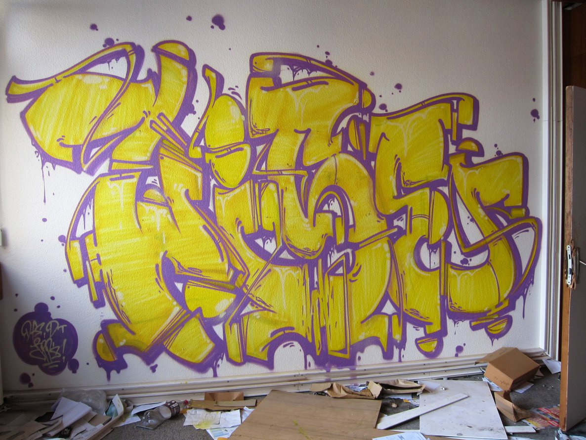 Graffiti Wall - Photo by strasbourgraffiti - Wise, jpp's, dfs (2014)