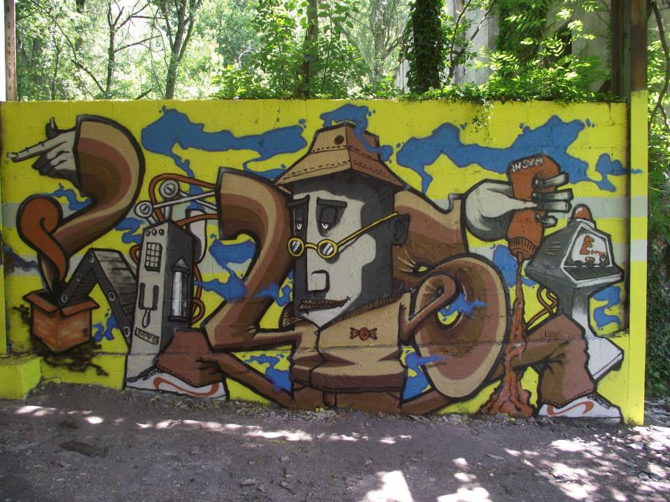 Graffiti Wall - Photo by strasbourgraffiti - Wyshe, tbl, mto (2013)