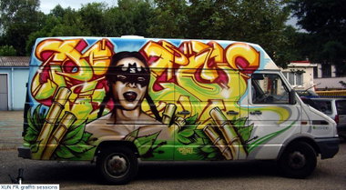 Graffiti Wall - Photo by strasbourgraffiti - Pisco, lcp
