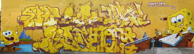 Graffiti Wall - Photo by strasbourgraffiti - downtwon, hoes, wise