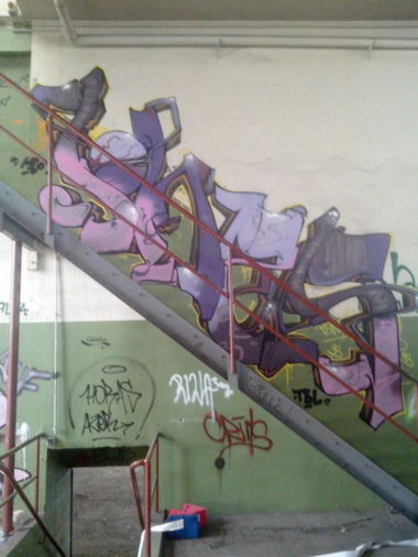 Graffiti Wall in Schiltigheim - Photo by strasbourgraffiti - Jones, mto, tbl (2014)
