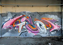 Graffiti Wall - Photo by strasbourgraffiti (2014)